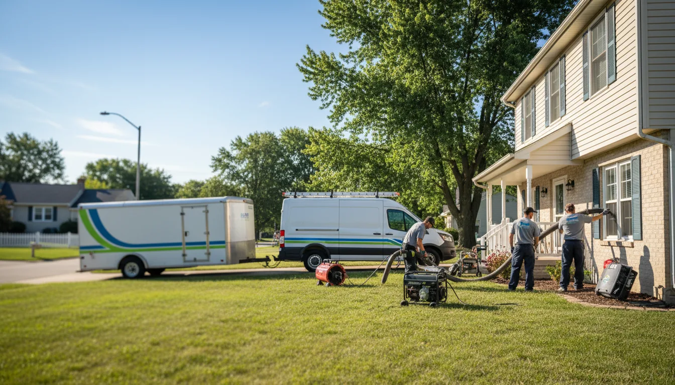 Flooded Basement Restoration And Cleanup With Repair in Alvordton, OH near me